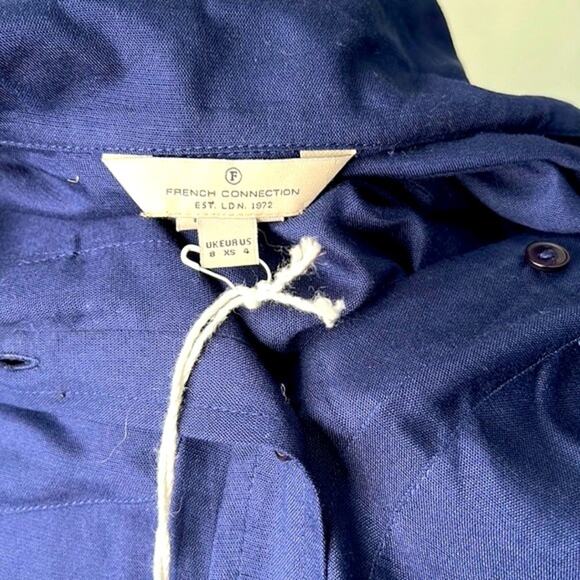 NWT! French Connection Button Down Tunic Top Size 4 - Picture 6 of 8